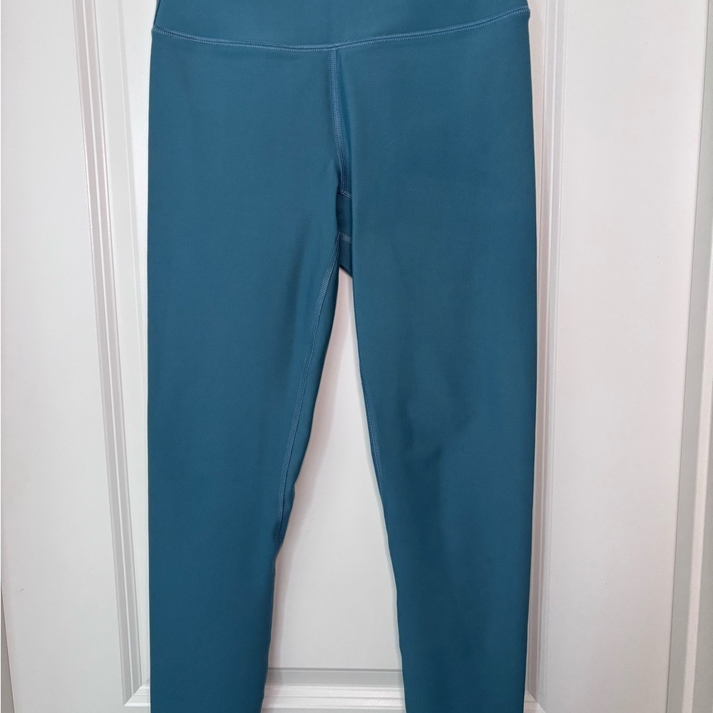 Abercrombie YPB Sculp Lux 7/8 leggings Women's Teal/hydro color - Picture 2 of 4